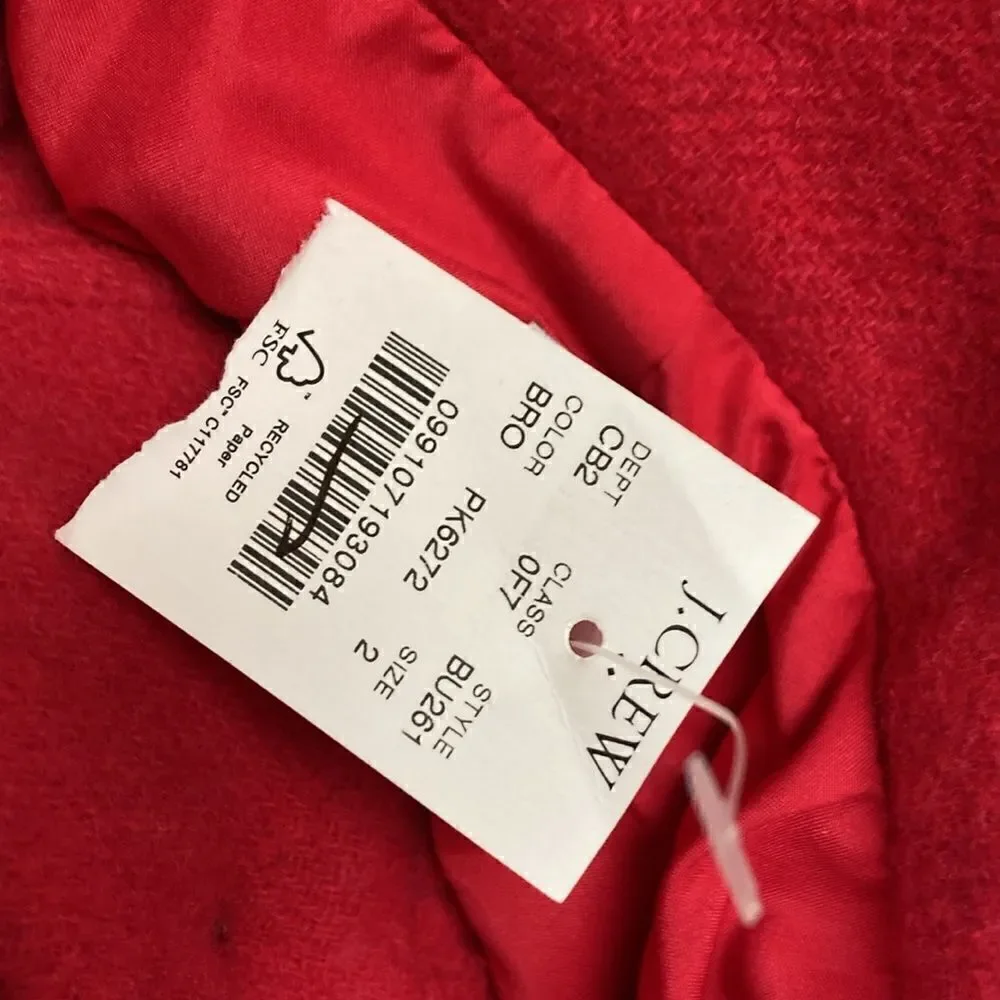 J.Crew Factory Button-neck city coat